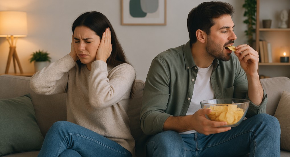 La misofonía puede afectar a la pareja. Señales y soluciones